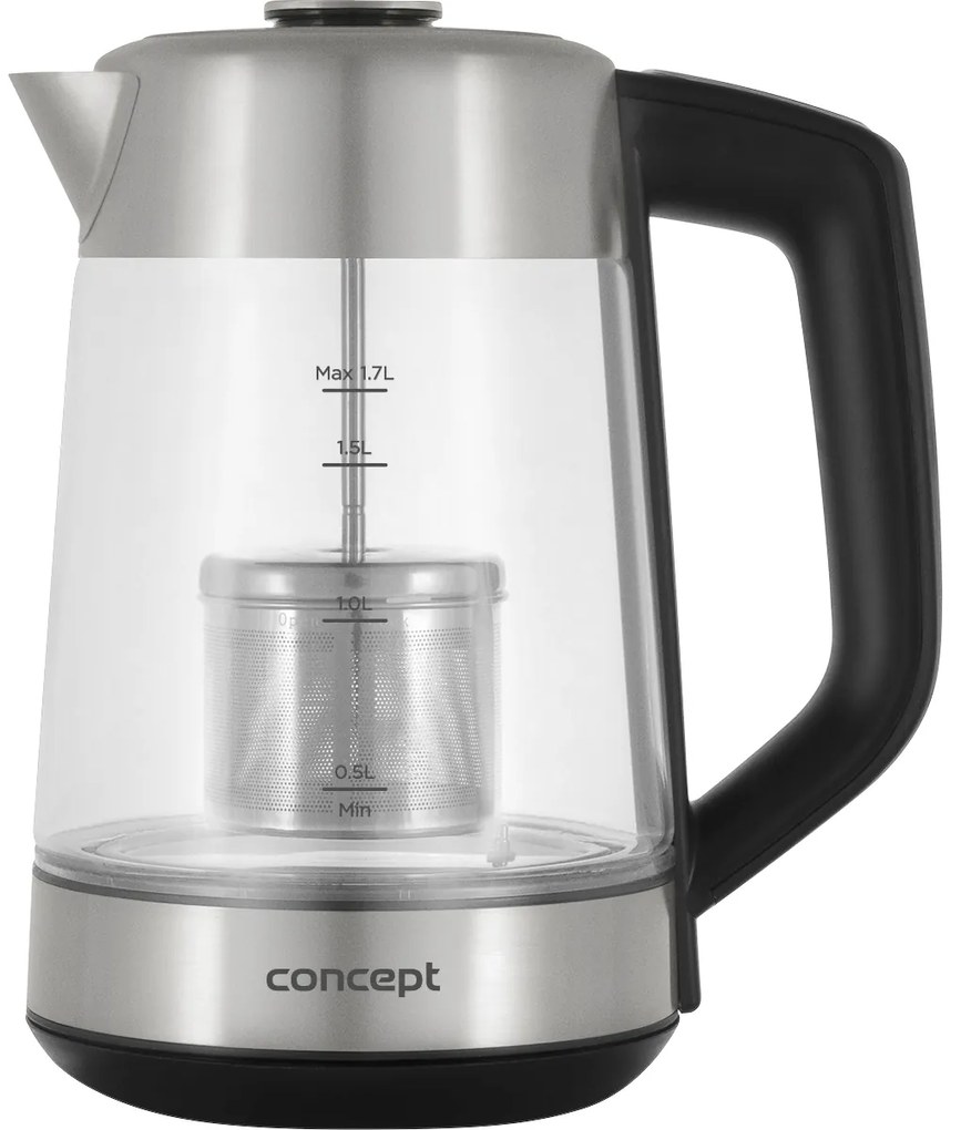 Fierbător Concept RK4190 cu control al temperaturii 1,7 l