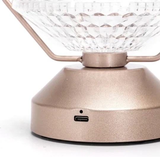 Lampă LED reîncărcabilă dimabilă Aigostar LED/1W/5V 2700/4000/6500K 1800mAh 20 cm