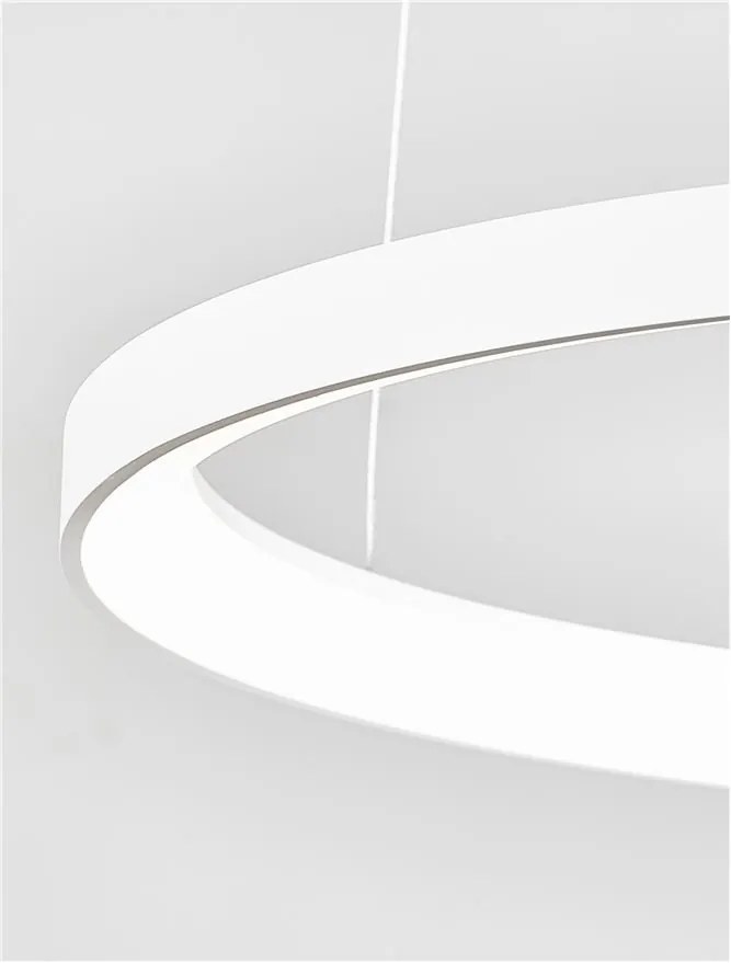 Lustra LED dimabila design circular PERTINO D-58cm