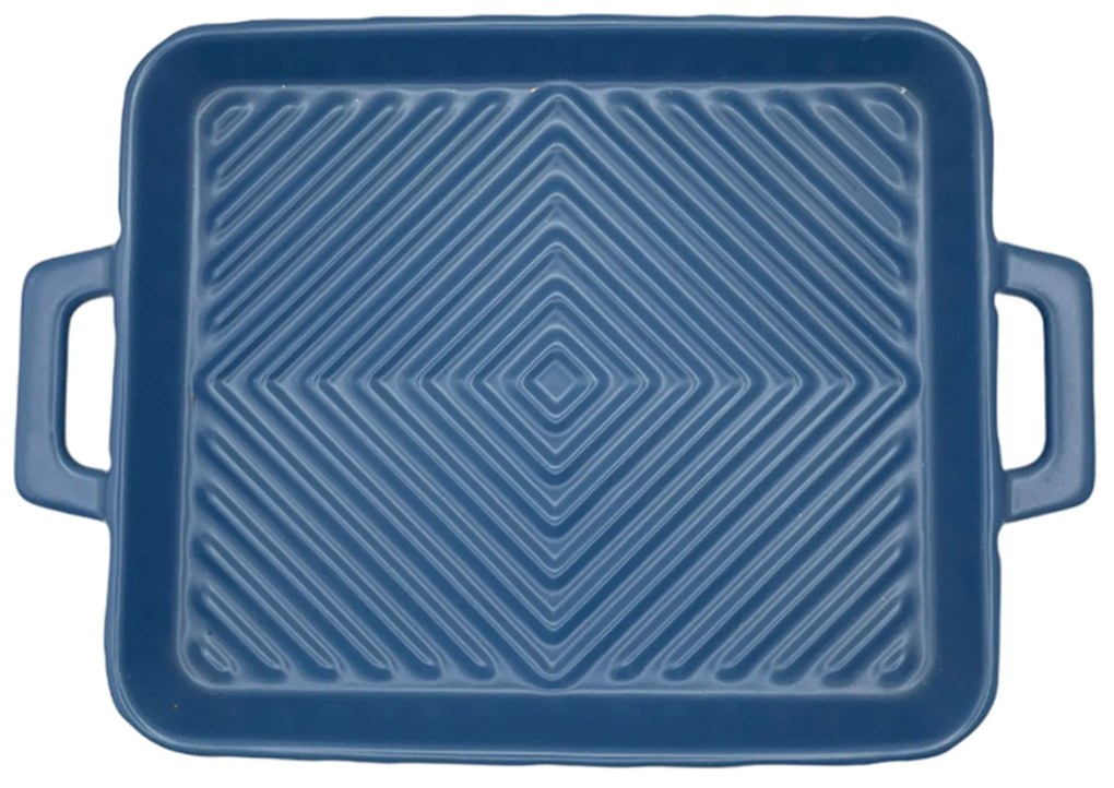 Forma pentru copt Chef, 20x18x3cm, Albastru, Ceramica glazurata