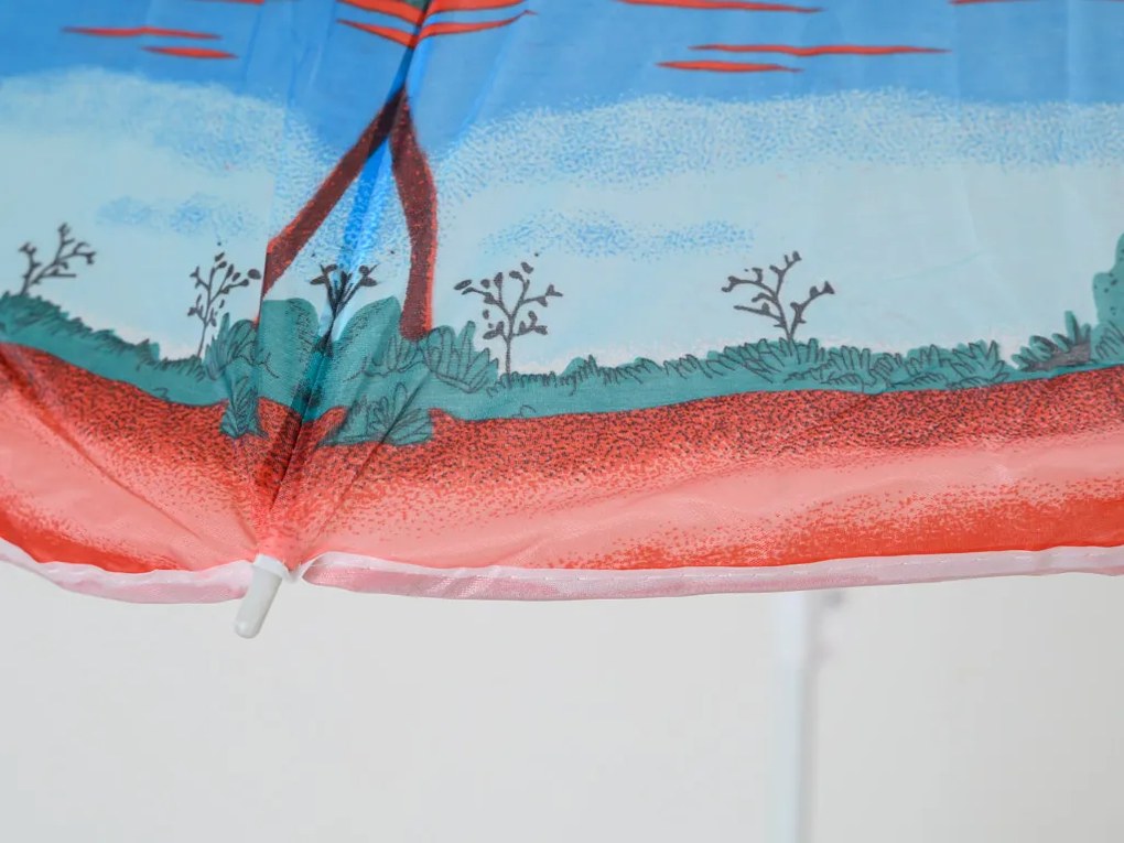 Umbrela de soare PALM BEACH 180 cm, rosu