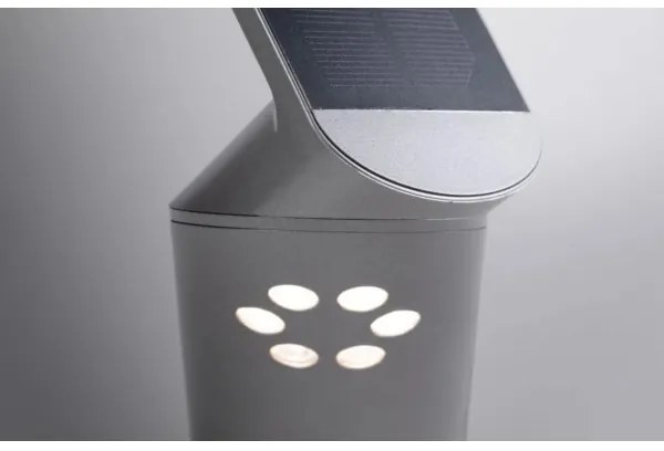 Paulmann 94261 - LED 1,2W IP44 Lampa solară de perete cu senzor ILIAS 3,7V