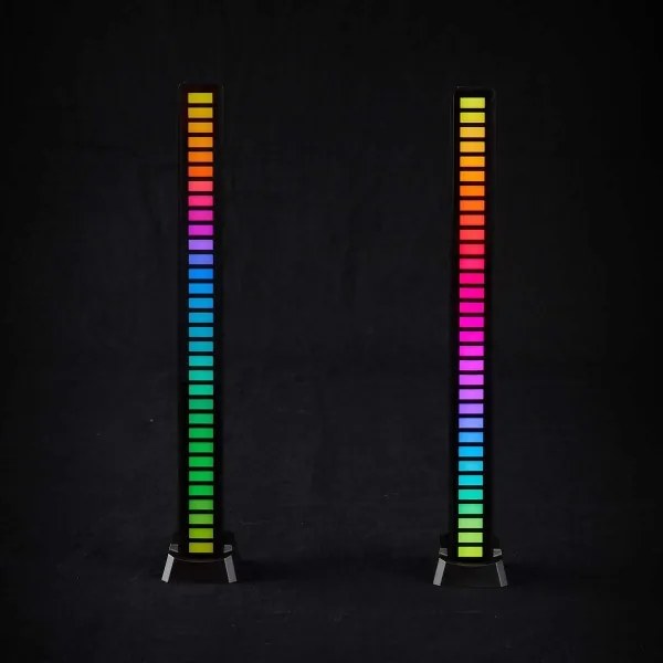 SET 2x lampă LED RGB reîncărcabilă de masă Nedis GALDP110BK LED/250 mAh