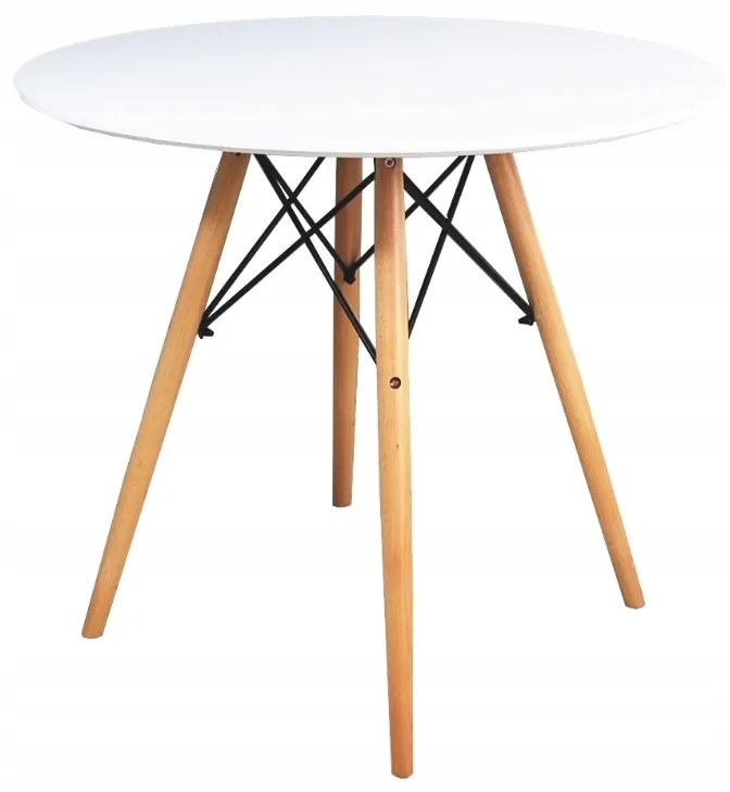 Masă rotundă ANELLO White 60 cm