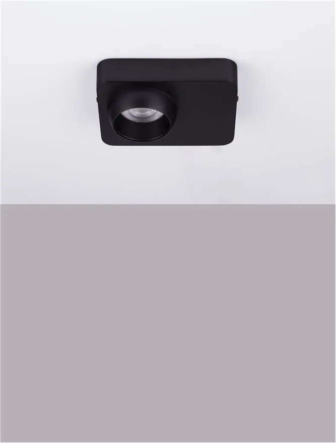 Spot LED aplicat stil minimalist KEDROS negru