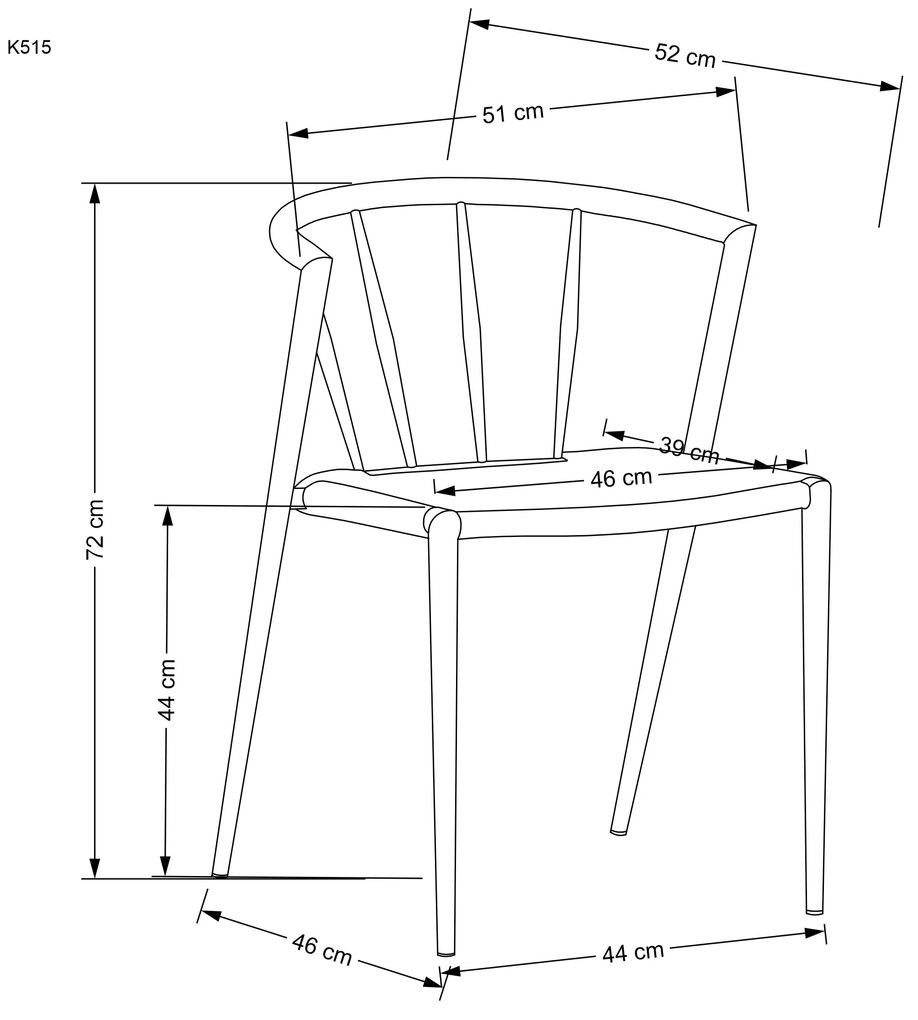 Scaun natural K515