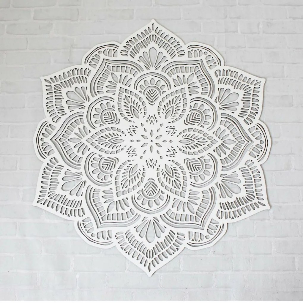 DUBLEZ | Mandala art din lemn - Tablou natura