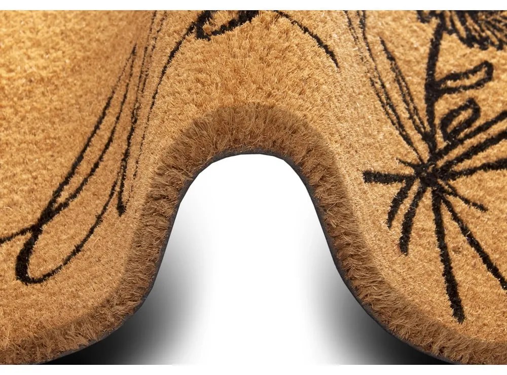 Covoraș de intrare din fibre de cocos 75x45 cm Hello & Flowers - Hanse Home