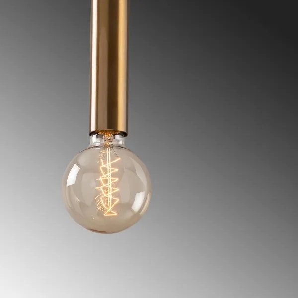 Lustră cu cablu TEMPO 1xE27/40W/230V aurie