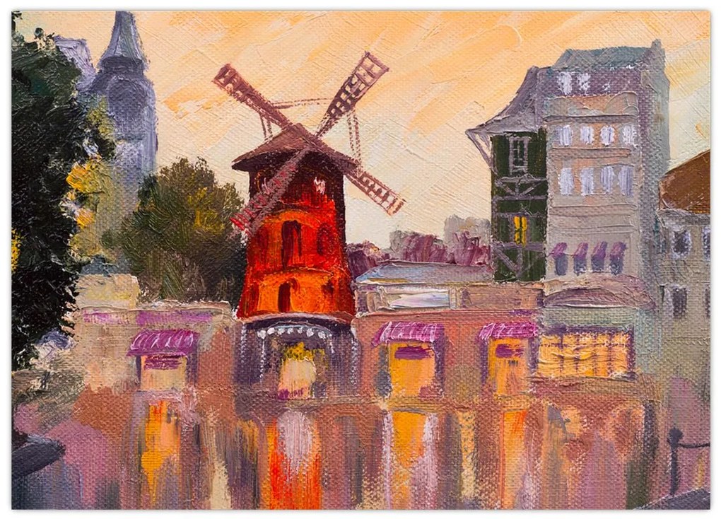 Tablou - Moulin rouge, Paris, Franța (70x50 cm)