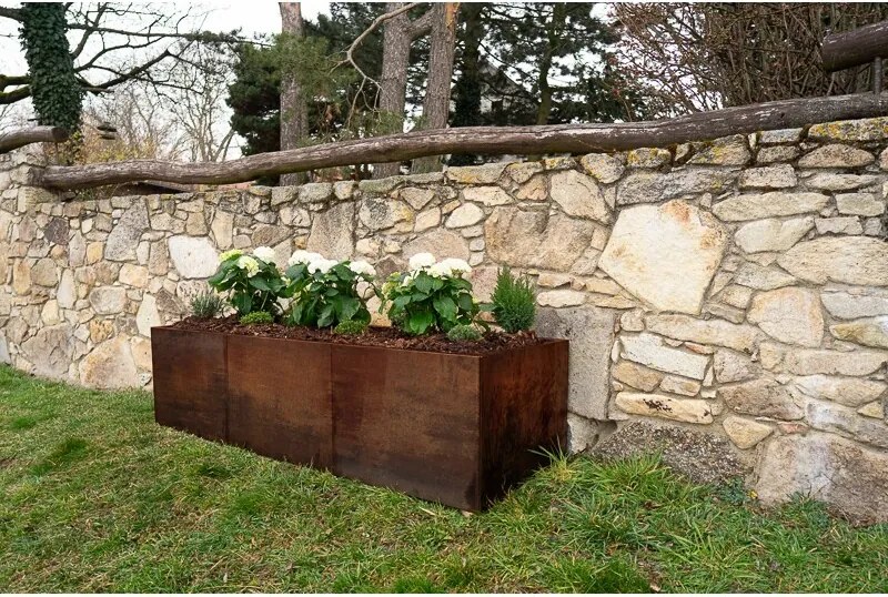 Alto Paturi ridicate 69 x 204 x 52 cm, corten CORGARDEN 1011