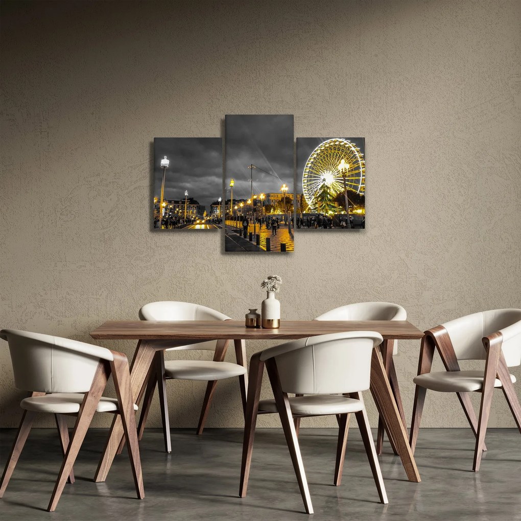 Tablou carusel în amurg (90x60 cm)