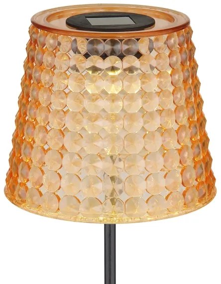 SET 2x corp de iluminat LED solar Globo 36635-2A SOLAR LED/0,06W/3V IP44 portocaliu