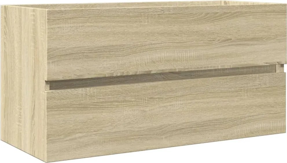 vidaXL Dulap de chiuvetă, stejar sonoma, 90x38,5x45 cm, PAL
