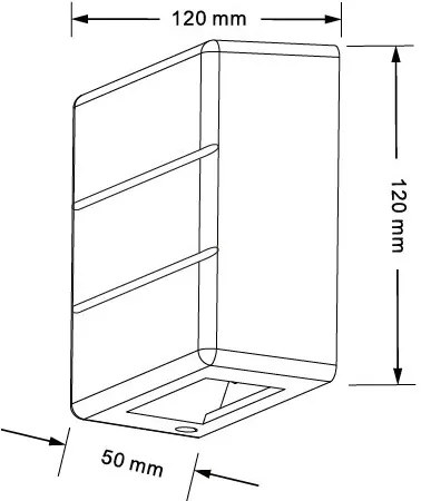 Immax 08521L - Aplica LED pentru exterior LUXLINE 6W/230V 3000K IP54 albă