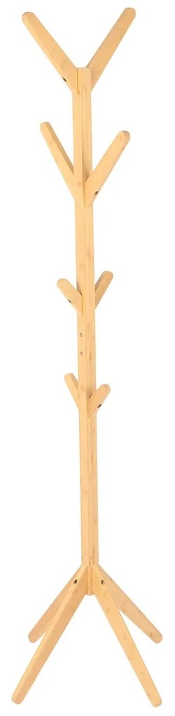 Cuier de podea B017 NAT, bambus