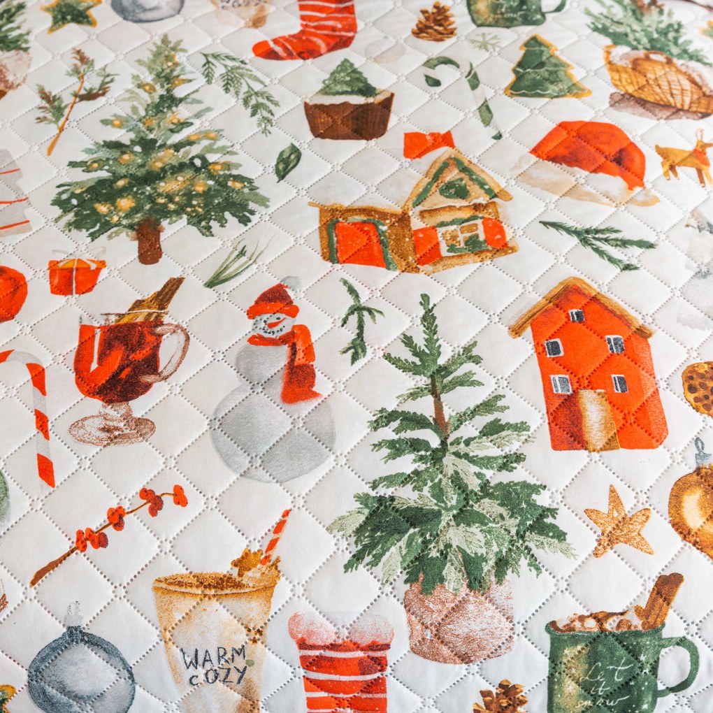 Cuvertura de pat FESTIVE MAGIC, colorată Dimensiune: 170 x 210 cm