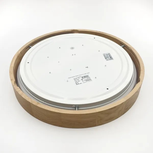 Brilagi - Lampă LED de tavan MANAROLA PLAIN, 24W, 230V, 4000K, Ø 41 cm, stejar