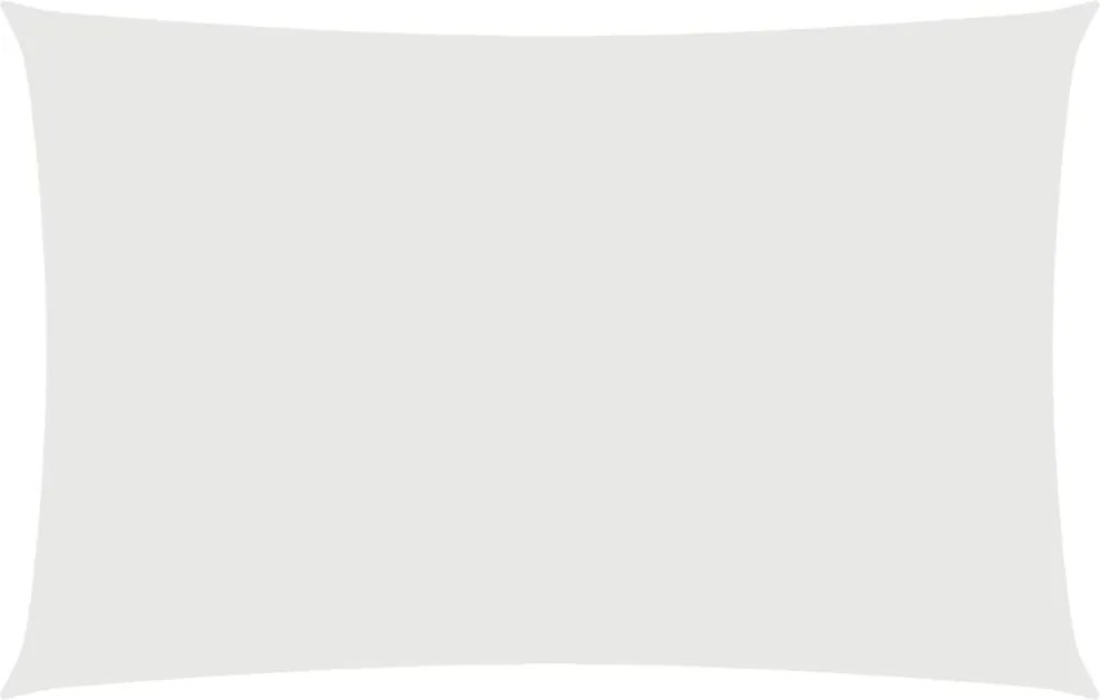 vidaXL Pânză parasolar, alb, 4x7 m, țesătură oxford, dreptunghiular