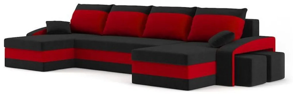 Expedo Canapea extensibilă în formă de U EVELYN 3,325x75x140,haiti 17/haiti 18,dreapta