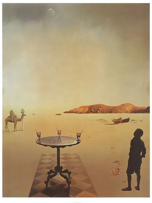 Sun table, 1936 Reproducere, Salvador Dalí, (24 x 30 cm)