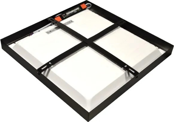 Panou LED aplicat CHRIS LED/20W/230V 4000K 40x40 cm negru