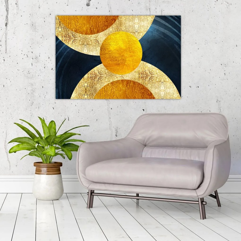 Tablou - Cercuri (90x60 cm)