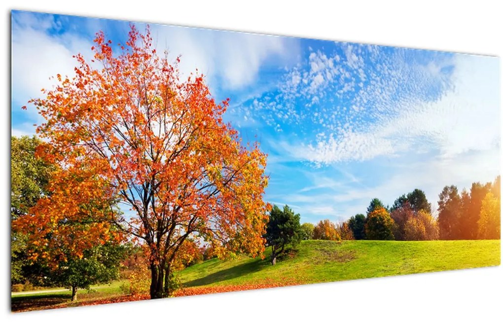 Tablou - Peisaj de toamnă (120x50 cm)