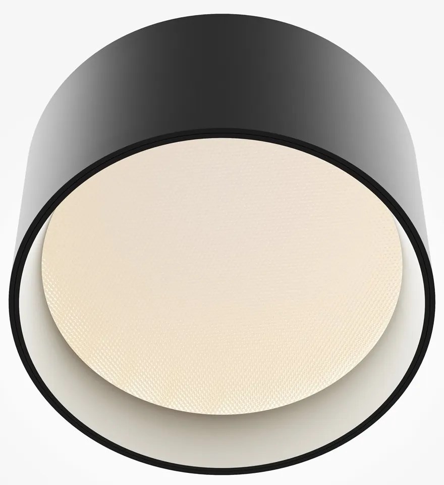 Spot LED aplicat design tehnic Vega D-12cm negru