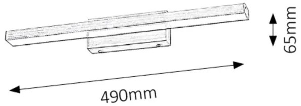 Rabalux 5721 - Aplica LED pentru oglindă de baie JOHN LED/12W/230V