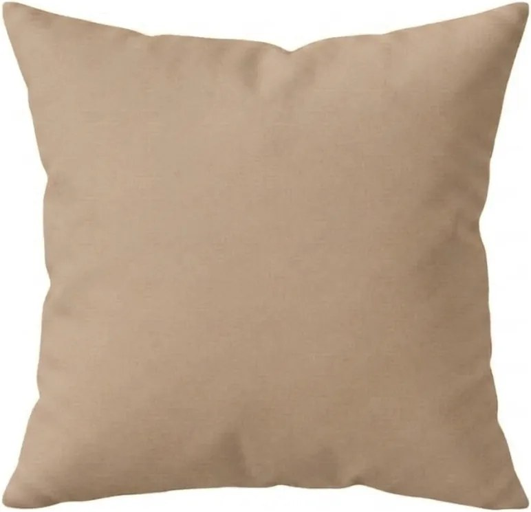 Fata de perna din microfibra MICROVELLE 45x45 cm, bej-maroniu