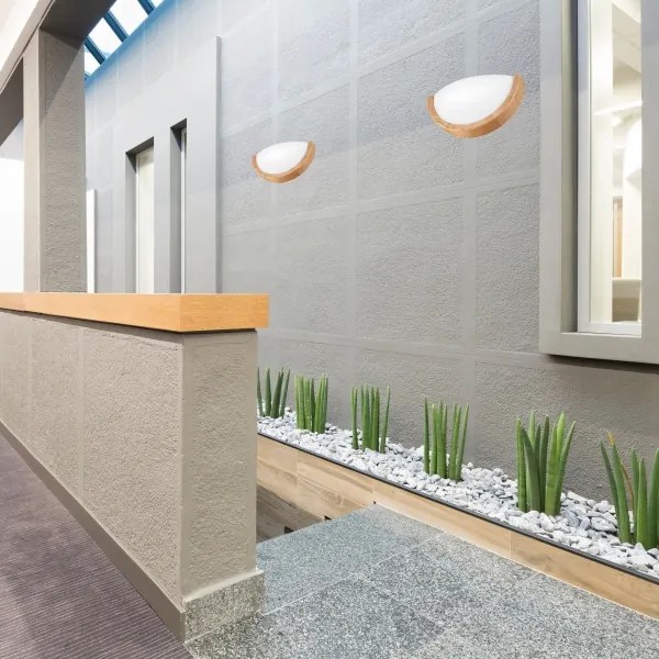 Aplică ANELLO 1xE27/60W/230V stejar