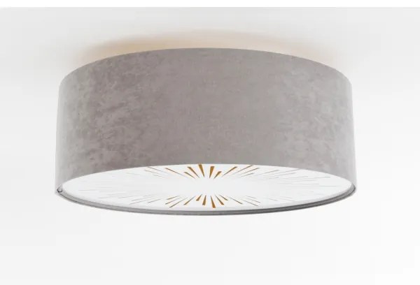 Plafonieră RAYS 2xE27/60W/230V d. 60 cm gri