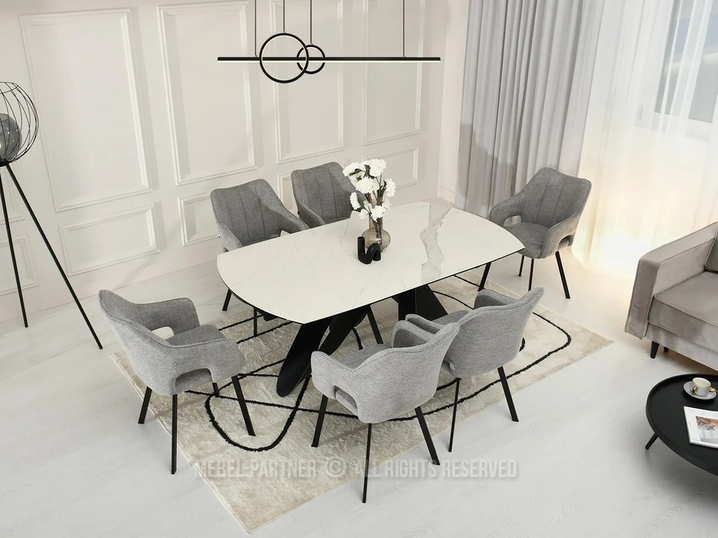 Scaun Carl (gri + negru). 1111024