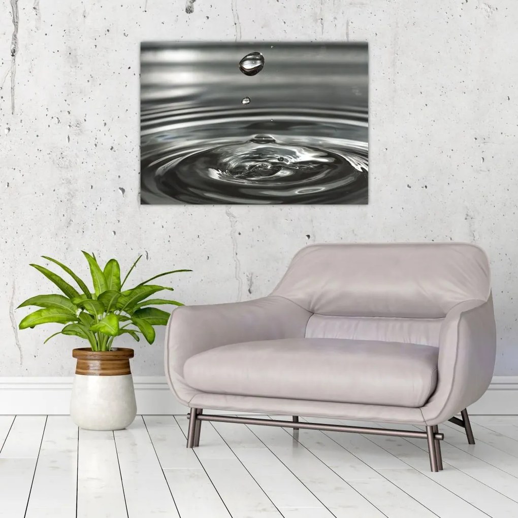 Tablou - Picături de apă (70x50 cm)