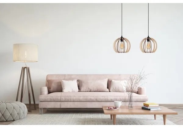 Lustră pe cablu DORO 2xE27/60W/230V