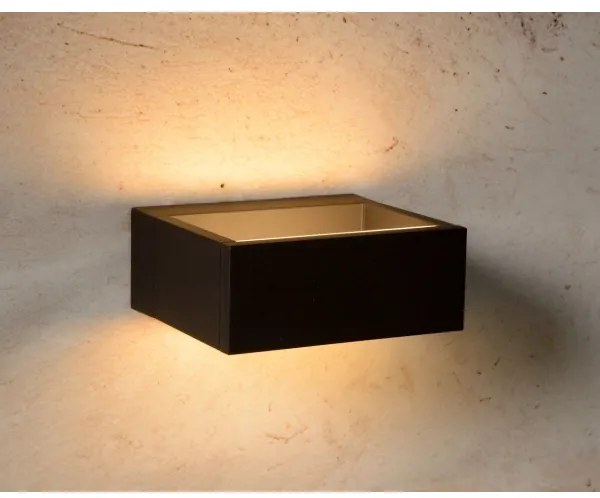 Lucide 28857/06/30 - LED aplica perete exterior GOA LED/6W/230V negru IP54