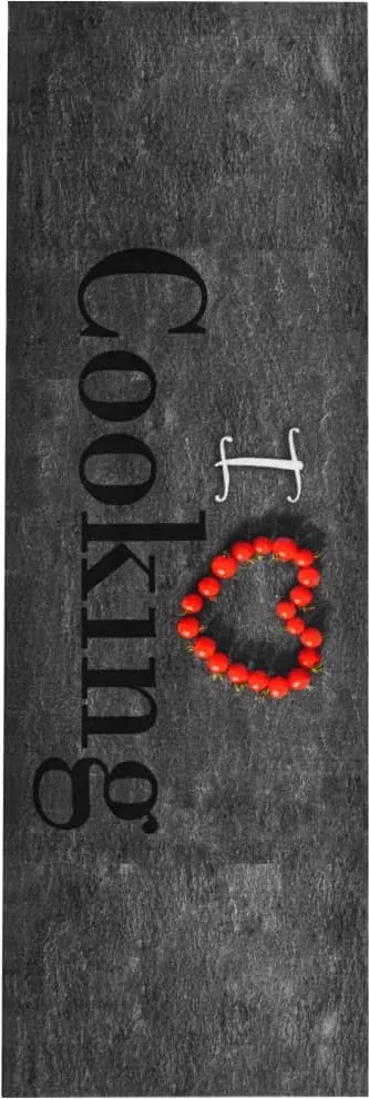 vidaXL Covoraș de bucătărie, lavabil, model Cooking, 45x150 cm