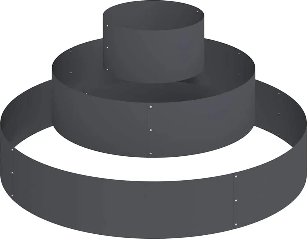 vidaXL Vază pentru Grădină Antracit 120 x 120 x 20 cm