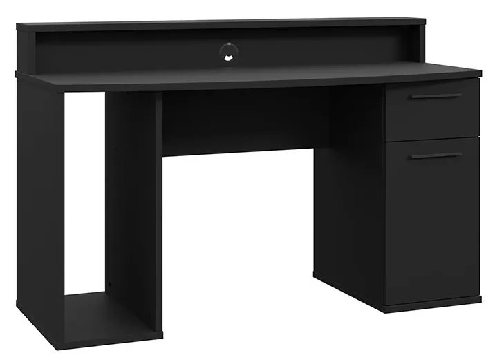 Masă PC Ayver (Negru mat) (cu iluminat LED). 1053959