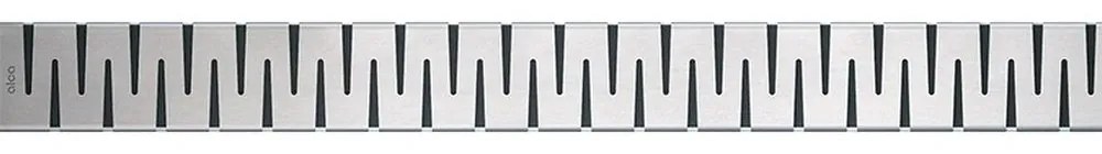 Grilaj pentru jgheab de dus liniar 75 cm, otel inoxidabil lucios 750 mm