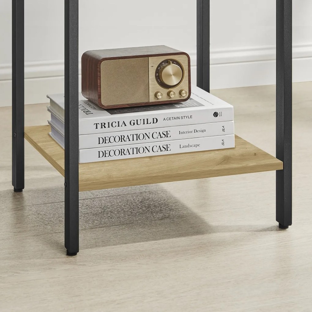 Masuta de cafea cu sertar TAYLOR ARTISAN 40x40 cm