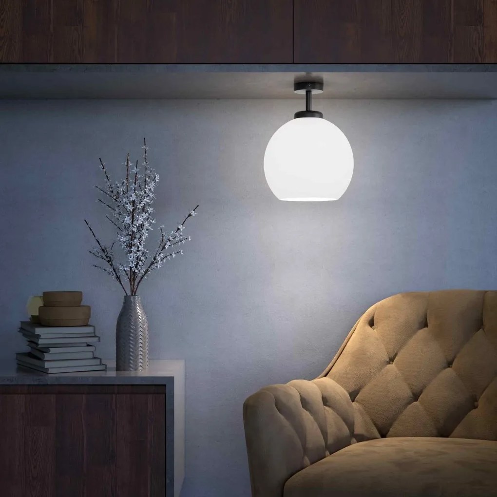 Lustra tavan aplicata din alama Globe