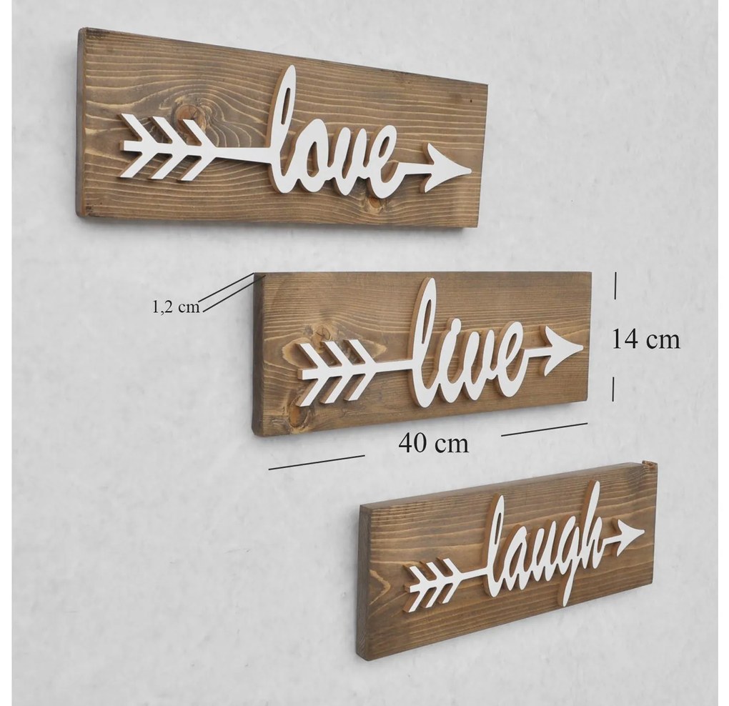 Accesoriu decorativ de perete Nopesa 1 (Nuc) . 1093652