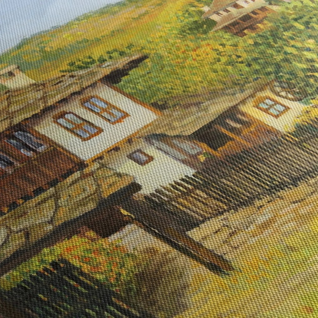 Tablou - Cabane în timpul verii (90x60 cm)