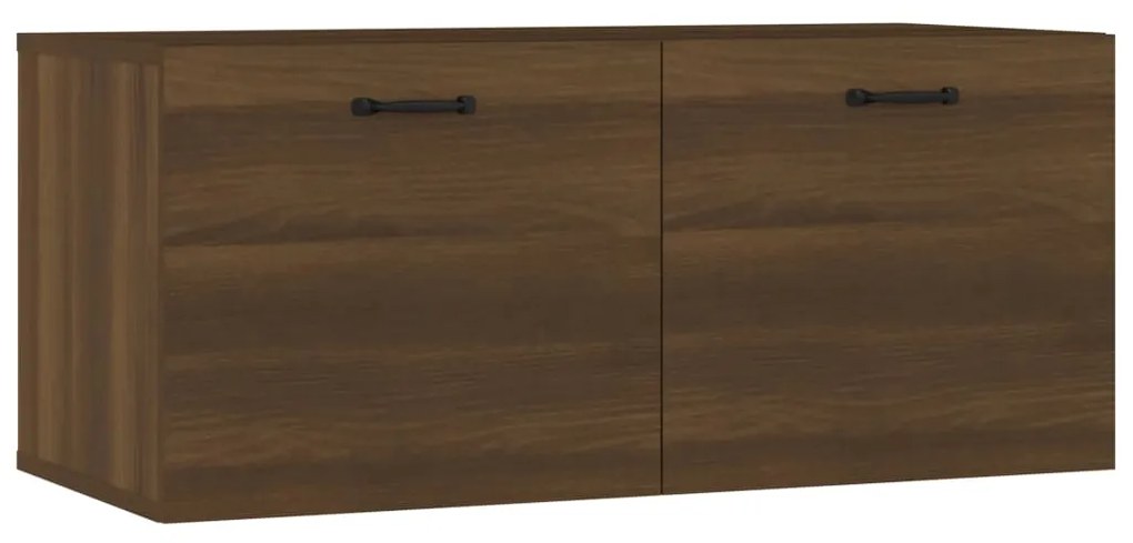 817608 vidaXL Dulap de perete, stejar maro, 80x35x36,5 cm, lemn prelucrat