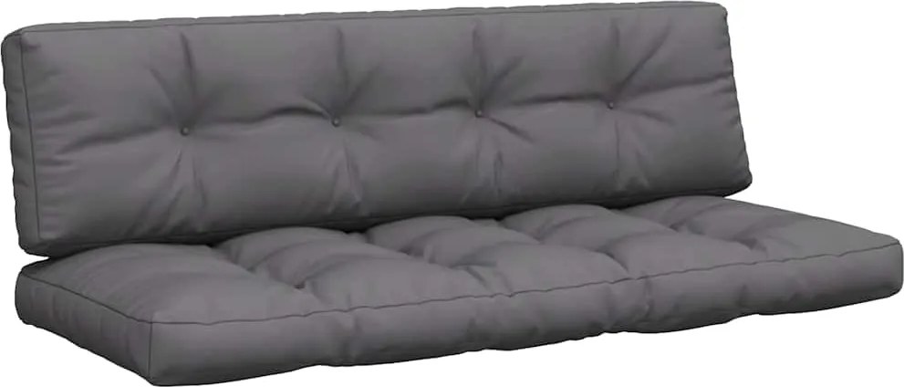 vidaXL Perne de paleți, 2 buc., antracit, material textil