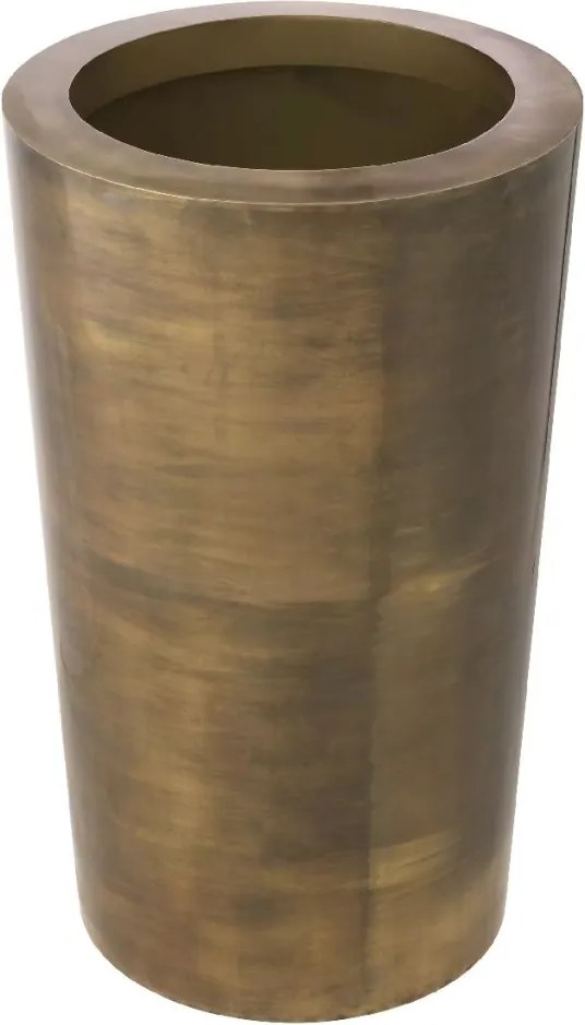 Ghiveci, Vas decorativ din otel inoxidabil Maddox alama vintage