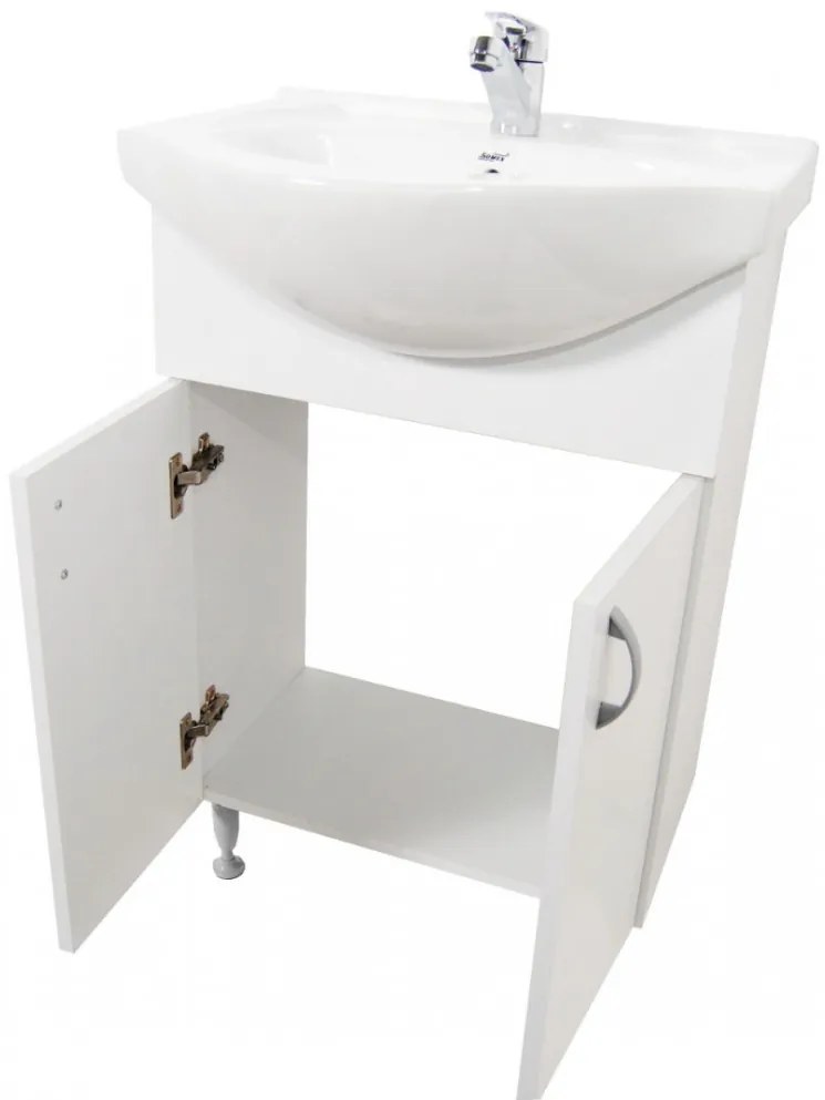 Dulap baie Ikeany cu chiuveta 60 cm alb