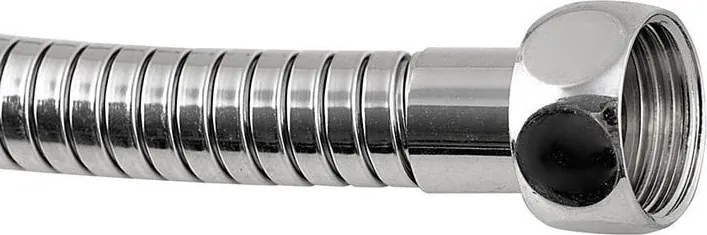 Furtun de duș argintiu lucios din oțel inoxidabil Powerflex – Sapho